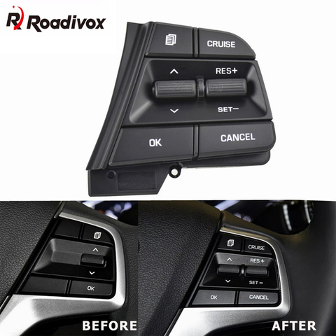 Car Steering Wheel Control Button For Hyundai Elantra AD Multifunction Cruise Car Radio GPS Multimedia Navigation Remote Switch ► Photo 1/6