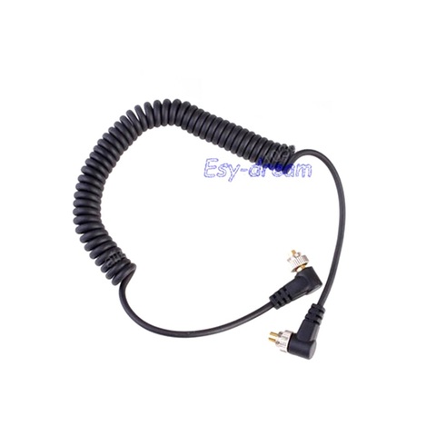 Male to Male PC-PC Flash PC to PC Sync Cable Cord for Flash Speedlite without Hotshoe Hot Shoe ► Photo 1/3