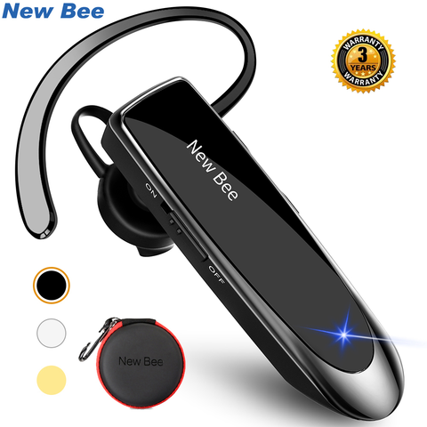 New Bee Bluetooth Headset Bluetooth 5.0 Earpiece Handsfree Headphones Mini Wireless Earphone Earbud Earpiece For iPhone xiaomi ► Photo 1/6