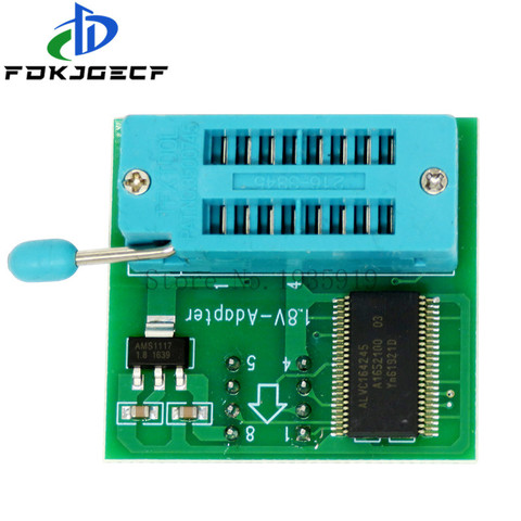 1.8V adapter for Iphone or motherboard 1.8V SPI Flash SOP8 DIP8 W25 MX25 use on programmers TL866CS TL866A EZP2010 EZP2013 CH341 ► Photo 1/3