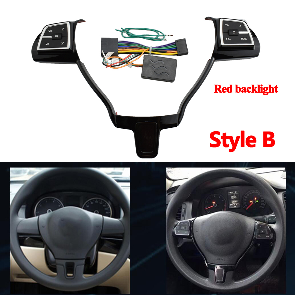 Car Buttons Car Styling Buttons for Mitsubishi ASX Multi-Function Car Steering Wheel Control Buttons with Cables /