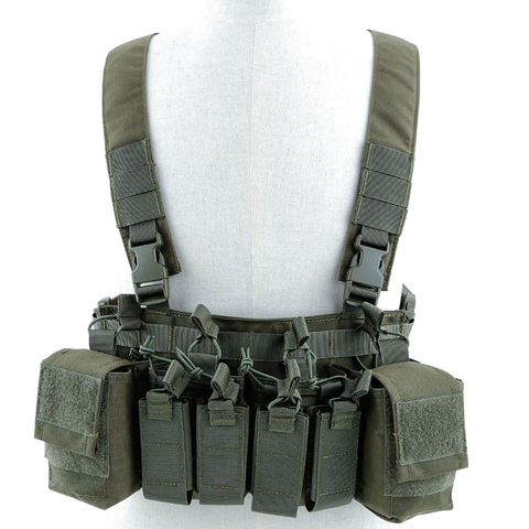 Chest Rig X Tactical Vest Armor  Plate Carrier Harness Hunting Military Pouch Lightweight 7.62 5.45 Nylon Pistol MAG ► Photo 1/6