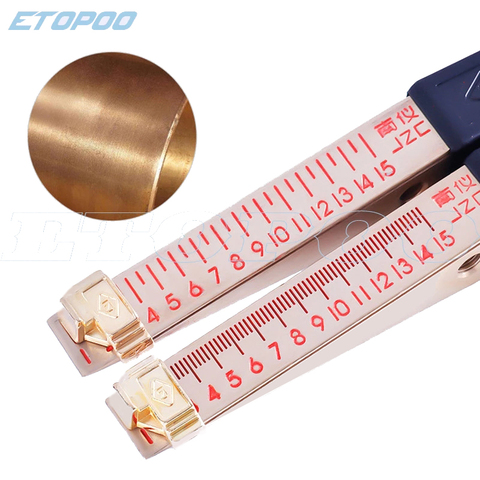 wedge feeler gap cursor feeler gauge 0-15mm plug ruler Taper Feet Gauge Telescopic rod  mirror Home Inspection Detection Tool ► Photo 1/6