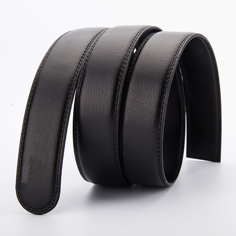 Men's Luxury  Strap Male Belts Leather Automatic Ribbon Waist Strap Belt Without Buckle Business Belt Waistband Men's Choice ► Photo 1/5