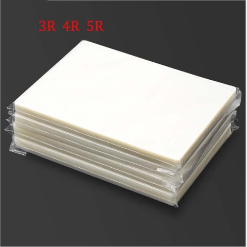 100 Sheets 3R 4R 5R 5 70mic Laminating Film 160x110mm Laminator Flim PET+EVA Material 100Pcs/Pack for Photo/Files/Card/Picture ► Photo 1/2