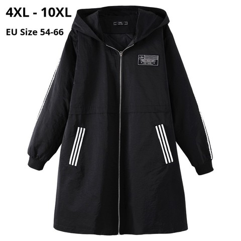 Plus Size 10XL 9XL 8XL 4XL Women Long Sleeves Winter Coats And Jackets Femme Hooded Quilted Down Coat A-line Slim Coat For Mujer ► Photo 1/6