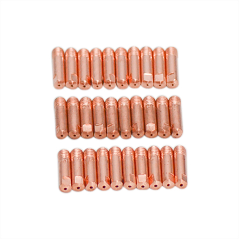 10Pcs/Pack Conductive Nozzle 0.8mm MB-15AK MIG/MAG M6 Welding Weld Torch Contact Tips Holder Gas Nozzle Part Tool Set ► Photo 1/6