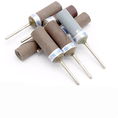 5Pcs Grit 180 to 1000 Sand Paper Bar Sandpaper Rotary Cutter 2.35mm Rod Abrasive Grinding Head ► Photo 1/2