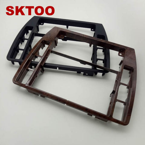 SKTOOFor VW PassatB5 Middle Escutcheon Center Decorative Box Dashboard Console Panel CD Recorder Frame Radio Face Trim 3B0858069 ► Photo 1/6