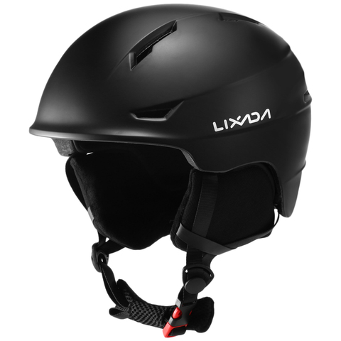 Lixada Snowboard Helmet with Detachable Earmuff Men Women Safety Skiing Helmet with Goggle Fixed Strap Professional Skiing Snow ► Photo 1/6