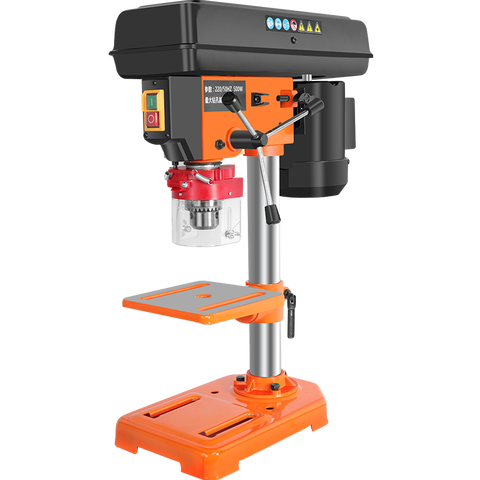 AC220V 500W 8-inch multi-function small desktop drilling machine, 5-speed speed regulation, laser positioning, free drill bit ► Photo 1/2