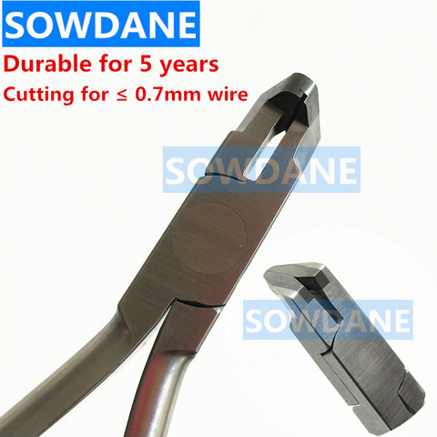 Long Handle Dental Orthodontic Wire Distal End Cutter Plier TC Insert Cutting 1/3 Goden Holder Instrument Dental Cutting Forcep ► Photo 1/6