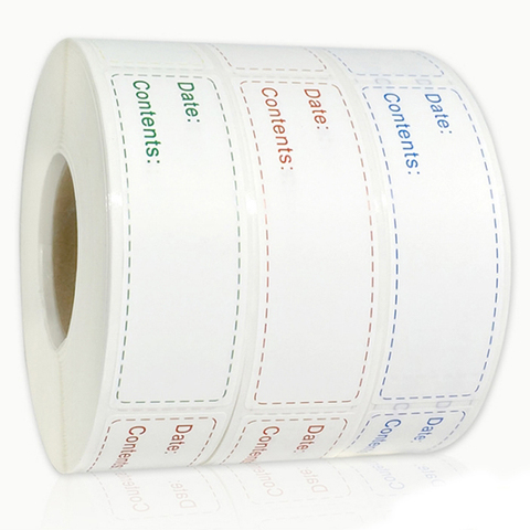 150pcs/roll Kitchen Sticker Refrigerator Freezer Food Storage Date Content Label ► Photo 1/4