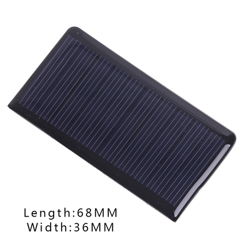 Hot Sale Solar Panel 5V Mini Solar System DIY For Battery Cell Phone Chargers Portable Solar Cell 68*36MM ► Photo 1/6