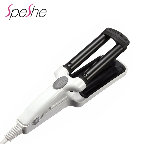 Mini Triple Barrel Hair Curler Professional Ceramic Crimper Hair Curling Wand Salon Wave Roller Hair Styling Tools Curling Iron ► Photo 1/6