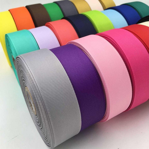 5yards 10mm 15mm 25mm 38mm 50mm Grosgrain Ribbon For Christmas Wedding Decoration DIY Sewing Handmand Crafts ► Photo 1/4