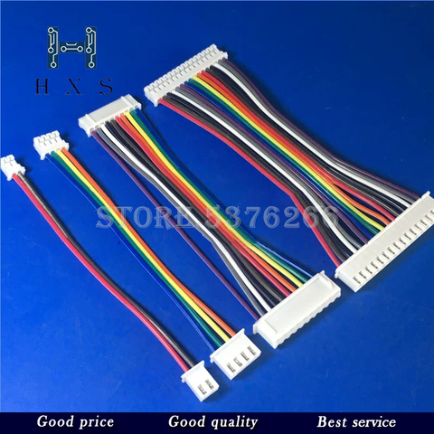 5PCS color cable 2.54 XH to PH 2.0 15CM double head rehearsal cable 150mm 2/3/4/5/6/7/8/9/10Pin XH2.54MM to PH2.0mm Dupont Line ► Photo 1/3