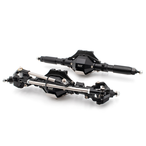 KYX Racing CNC Alloy Front Rear Axle Set Upgrades Parts Accessories for 1/10 RC Crawler Car Axial SCX10 II 90046 ► Photo 1/5