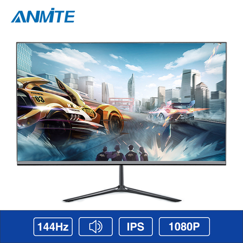 Anmite 24 Inch IPS 144HZ 1MS FHD 1920*1080 Slim Ps4 LCD Computer Game Monitor Athlete Chicken Ips Screen ► Photo 1/6