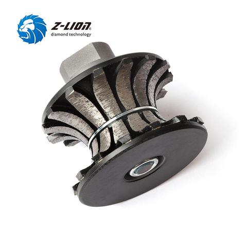 Z-LION V30 Segmented Diamond Router Bit Full Bullnose Profiling Wheel For Hand Tool Granite Marble Router Cutter With Thread M14 ► Photo 1/1