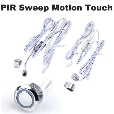 Touch sensor switch Hand Sweep Switch 5A 12V-24V IR Motion Sensor Hand Wave Scan Smart LED Closet Cabinet light/Wardrobe lamp ► Photo 1/6