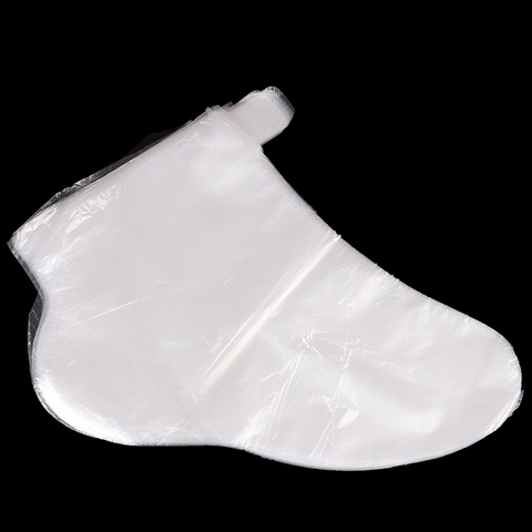 100pcs Disposable Foot Cover Transparent Film Foot Cover For Pedicure Prevent Infection Remove Chapped Foot Covers New ► Photo 1/6