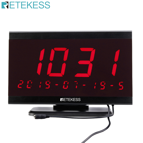 Retekess TD105 999 Channel RF Wireless Receiver Display Host Restaurant Calling System Cafe Office Receiver Host Voice Broadcast ► Photo 1/6