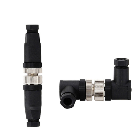 New  PG7 Sensor Connector IP67 3 4 5 Pin Male/Female Connector Waterproof Plug Screw Straight/Right Angle M12 Plug ► Photo 1/6