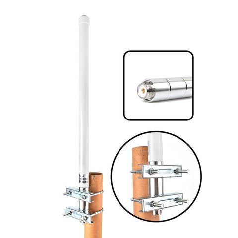 Dual Band VHF/UHF Radio Base Antenna 136-174MHz/400-470MHz Aerial Signal Amplifier Replacement Communications Antennas Receiver ► Photo 1/1