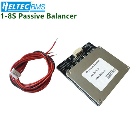 Universal 1S 2S 3S 4S 5S 6S 7S 8S 500mA/530mA External balanced Board 18650 Lithium Battery Module passive balancer board ► Photo 1/6