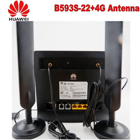 Original unlocked Huawei B593 B593S-22 100Mbps 4G LTE FDD TDD CPE wifi wireless Router mobile broadband with sim card slot ► Photo 1/6