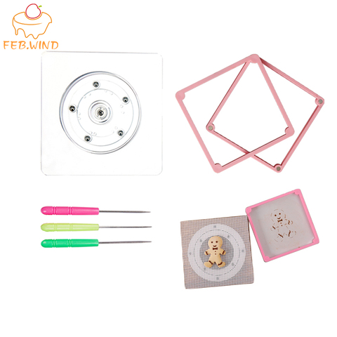 Mini Cookie/Cake Decorating Supplies Set Include Decoration Turntable/Magnetic Cookie Stencil Holder/Cookies Scriber Tools   119 ► Photo 1/6