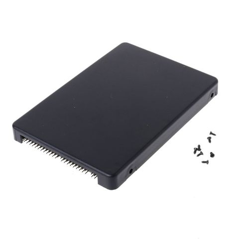 Mini SATA mSATA SSD Hard Disk to 44Pin IDE Adapter with Enclosure Case 2.5