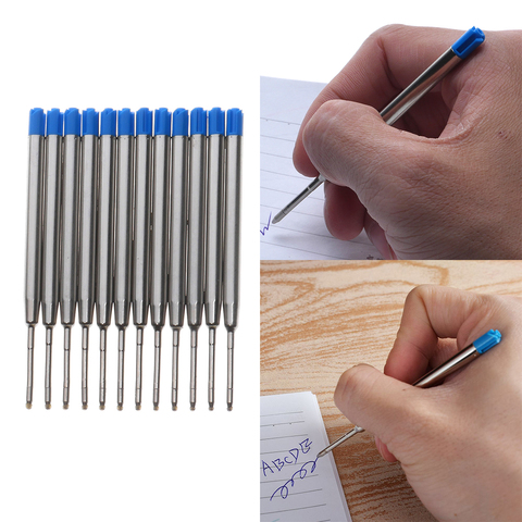 10 PCS School Office Ballpoint Pen Refill Smooth Fine 0.5mm Medium for Parker Cross ► Photo 1/6