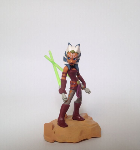 10cm Star Wars Mandano Ahsoka Tano Figure Doll Model PVC Toy Decoration OPP Bag Children Gift ► Photo 1/3