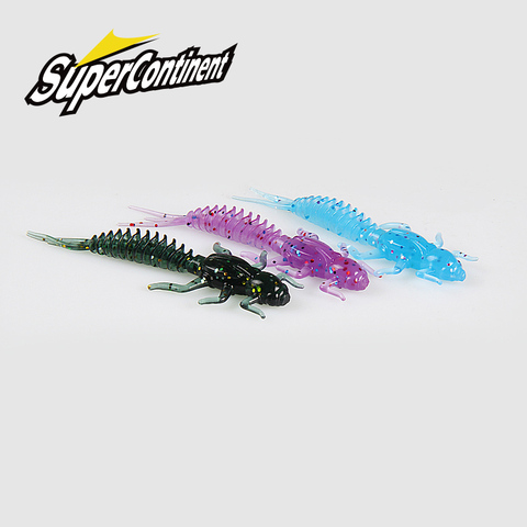 2022New Reach Soft Lures  Soft Plastic Lures Larva  6cm/5cm Floating Freshwater Swimbaits Silicone Soft Bait Worm For Fishing ► Photo 1/6