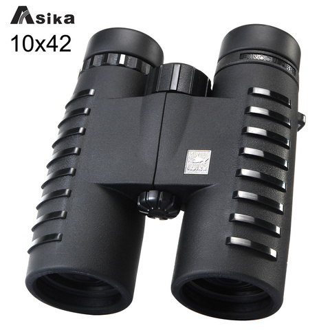 10x42 Camping Hunting Scopes Asika Binoculars with Neck Strap Carry Bag Telescope wide angle professional binocular HD ► Photo 1/6