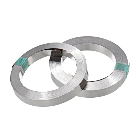 0.12mm/0.15mm x 8mm x 10m 18650 Li-ion Battery Nickel Sheet Plate Nickel Plated Steel Belt Strip Connector ► Photo 1/6