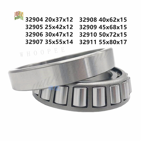 Free shipping high quality tapered roller bearings 32904 32905 32906 32907 32908 32909 32910 32911 ► Photo 1/2