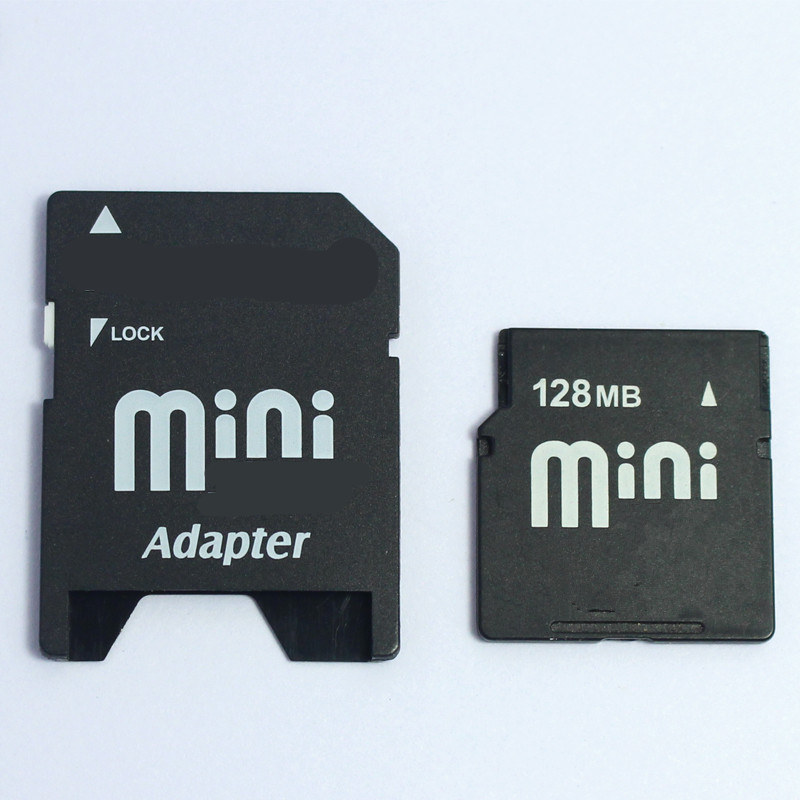 128MB TF Micro SD Card+TF Card to MiniSD Card Adapter+Mini SD Card to SD  Adapter