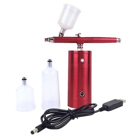 Spray Gun Kit Mini Action Air Brush Airbrush Compressor Paint Art For Art Craft Model Paint Spraying Hobby ► Photo 1/1