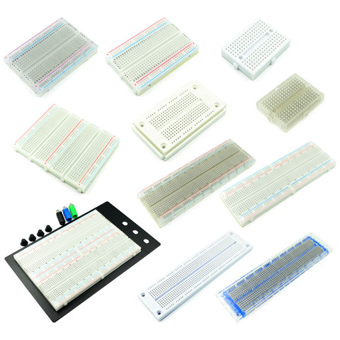 SYB 120 400 500 830 840 1660 MB102 GL-12 Points Solderless PCB Breadboard Mini Universal Test Protoboard DIY Bread Board ► Photo 1/6