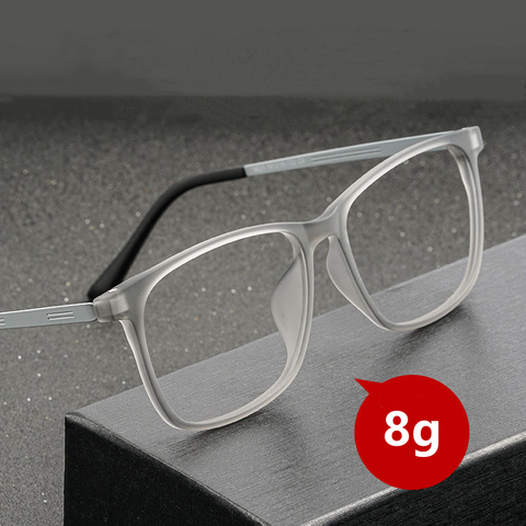 Men's Titanium Eyeglasses Frame Full Frame Ultralight Myopia Glasses Comfortable Large Frame Square Optical Glasses Frame 9825 ► Photo 1/5