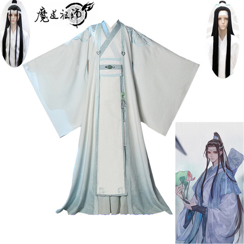 Lan Wangji Cosplay Costumes Mo Dao Zu Shi Original LanZhan Ancient Costume Wig Grandmaster of Demonic Cultivation Costume ► Photo 1/6