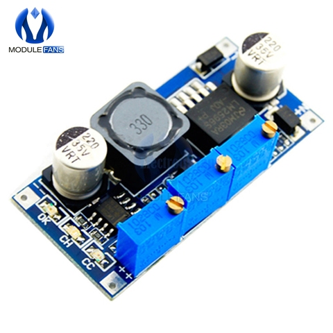 LED Driver DC-DC Step-down Adjustable CC/CV Power Supply Module 7V-35V To 1.25V-30V 3A Voltage Regulator Converter Board ► Photo 1/2