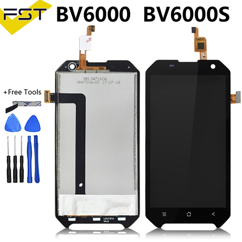 4.7 inch LCD For Blackview BV6000 LCD Display+Touch Screen 100% Tested Screen Digitizer Assembly Replacement BV6000S ► Photo 1/5