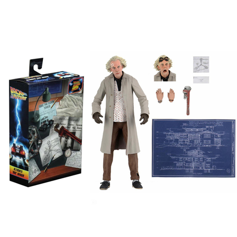 NECA back to the future Dr. mitt Brown Martin's 7-inch articulated figure ► Photo 1/5