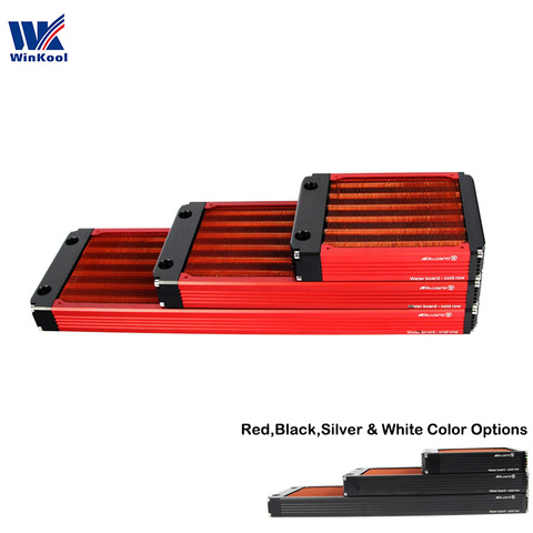 WinKool 120mm 240mm 360mm U Pass Slim Water Cooling Radiator / Heat Exchanger more effective 30mm thick for 120mm Computer Fan ► Photo 1/6