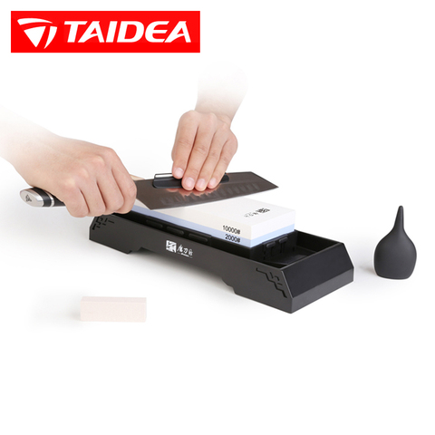 GRINDER Whatstone 4Pcs/Set Kitchen sharpening stone Big size Double sided Professional knife sharpener sharpening stone ► Photo 1/6