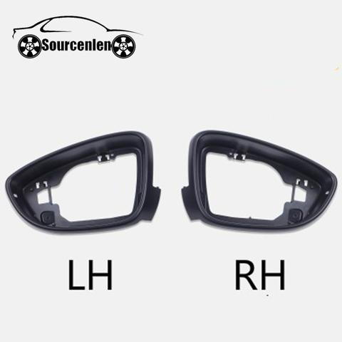 LEFT & RIGHT Side Mirror Housing Frame trim  For VW passat b7 CC Jetta MK6 Beetle EOS Scirocco ► Photo 1/5